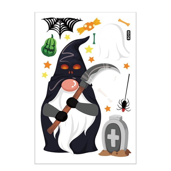Clearance Sales Deals Bedroom Living Room Home Decoration Party Wall Art Decor Halloween Atmosphere Wall Sticker Decor for Halloween Party Window Door Wall Decor