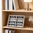 thumbnail image 4 of 8-Slot Velvet Eyeglass Storage Tray - Sunglass Display Organizer for Drawer, Counter, Cabinet, 4 of 6