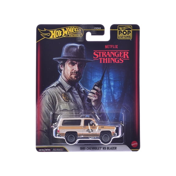 1985 Chevrolet K5 Blazer Gold Metallic and Cream "Stranger Things" (2016-2025) TV Series Diecast Model Car by Hot Wheels