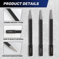 thumbnail image 5 of 3pcs de acero al carbono alto Punch Set 10 cm antideslizante Center para la herramienta perforacion marcado madera metal aleacion, 5 of 5