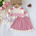 thumbnail image 2 of zbxnLI Little Girls Clothes Outfits 2 Piece Long Sleeve Sweater + Skirt Sets for Toddler Girls Fall Winter, 2 of 4