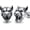 09-Dog Head, variant on Earrings for Men Sterling Silver Stud Earrings Viking Vintage Gothic Earrings Punk Stud Earrings Black Rock Jewelry Tiger Head Gift for Men Women Friend