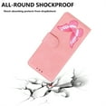 thumbnail image 6 of Decase for Samsung Galaxy S24 Plus Wallet Case for Women with Card Holder,Flip PU Leather Kickstand,Magnetic Closure with Butterfly Pattern Shockproof Anti-Fall Protective Phone Case,Pink, 6 of 8