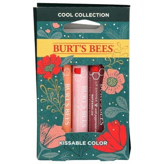 Burts Bees Kissable Color Warm Collection Unisex Lip Shimmer Peony Rhubarb  Fig 3 oz