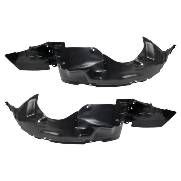 TRQ Front Inner Fender Liner Set Fits Select 2001-2002 Toyota Corolla TO1248118 TO1249118