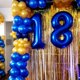 thumbnail image 2 of Globo Número Enyeopd 40" Azul Decoración para Fiesta, 2 of 6