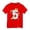 Red, variant on LRen Toddler Tshirts Boys Boys Cute Print Round Neck Tees Short Sleeve Basic Tee Boy's Summer Tshirt Cute Casual Little Boys Clothes