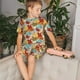 thumbnail image 4 of Balery Fall Maple Leaves Conjunto de Pijama Infantil de Manga Corta con Estampado – Ropa de Dormir de Algodón Suave-4X-Large, 4 of 6