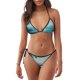 thumbnail image 1 of Balery Turquoise Ocean Reflection Pijama Estampado Bikini de Dos Piezas para Mujer - Conjunto de Bikini Ajustable Sexy y Cómodo para Playa, 1 of 6