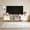 White, variant on 86 Inch Modern Wood Fluted TV Stand Media With Storage Large,Console with Gold Metal Legs, Entertainment Center Cabinet for TVs Up to 80"(Walnut)
