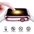 thumbnail image 5 of for Apple Watch Case 40mm Series 6 Series 5 with Screen Protector, 3 Pack Soft TPU Ultra-Thin Cover All-Around Protective Case for iWatch Series 4 40mm Clear/Rose Gold/Rose Pink, 5 of 5