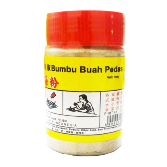 Kakatua Hot & Spicy Fruit Seasoning Powder (Bumbu Buah Pedas) 6.4 oz (pack of 1)