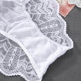 thumbnail image 5 of Sexy Lady Transparent Underwear Women Floral Lace Briefs Seamless Hollow Out Panties, 5 of 7
