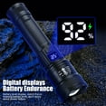 thumbnail image 3 of 9900LM Powerful LED Flashlight Battery Display USB Rechargeable Light Telescopic Zoom Lamp Outdoor Camping Fishing Lantern, 3 of 7