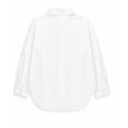 thumbnail image 4 of Forever 21 WGA Long Sleeve Poplin Oversized Shirt, Color- White, Size- L, 4 of 5