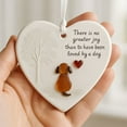 thumbnail image 4 of 1pc Heart-Shaped Dog Sea Glass Christmas Ornament, “Loved by a Dog”2D Acrylic Hanging Pendant, Pet Lover Keepsake for Christmas Tree & Home Wall Decoration – Festive Holiday Gift for Dog Owners, 4 of 8