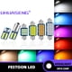 thumbnail image 2 of UHUASENG-bombilla Led para coche, lámpara roja, azul, rosa, blanca cálida, 12V, 24V, C5W, C10W, T10, W5W, BA9S, Festoon, 28mm, 31mm, 36mm, 39mm, 41mm, 31mm, 2 of 5