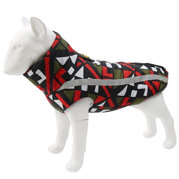 Ropa para mascotas, ropa de otoño e invierno para perros, ropa reflectante cálida para perros grandes, chaqueta para perros, suministros para mascotas
