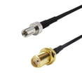 thumbnail image 2 of 9 to female adapter cable 6 inches, suitable for mobile hotspot routers 1567, 771, 2, 8800, 7730, modems 11202120-2 pack, 2 of 4