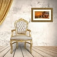 thumbnail image 3 of Haenraets, Willem 14x9 Gold Ornate Wood Framed with Double Matting Museum Art Print Titled - Dinner for two I, 3 of 4