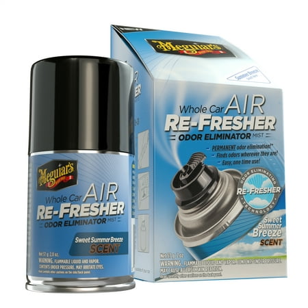 Meguiar's G16602 Whole Car Air Re-Fresher Odor Eliminator – Sweet Summer Breeze Scent, 2