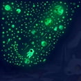 thumbnail image 2 of Glowing Stars for Ceiling, Glow in The Dark Stars, Space Wall Decals Solar System Galaxy Planets Wall Stickers Decor for Kids (green), 2 of 7