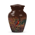 thumbnail image 2 of Cardinal Bird Funeral Urn for Adult Male – Decorative Memorial Urns for Human Ashes Man – Moon Large Urns for Mom and Dad – Burial Urn for Ashes for Daughter and Son – 10 Inch, 4 Keepsake, 2 of 7