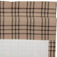 thumbnail image 5 of VHC Brands Farmhouse Kitchen Window Curtains-Sawyer Mill Tan Tier Pair, 36x36, Charcoal Black, 5 of 8