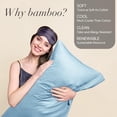thumbnail image 2 of DISEN Body Pillow Case Cover, Rayon Made from Bamboo, Cooling Body Pillow Cover for Hot Sleepers and Night Sweats, Breathable & Silky Soft Full Long Pillow Case (Blue, 20x54 Inches), 2 of 7