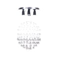 thumbnail image 1 of Candil de Cristal Cortado Gamalux Williams Krystal Esfera con Gota de 5 Luces, 1 of 5