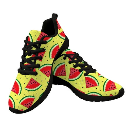 

2022 Men Running Sport Shoes Watermelon Print Women Lightweight Breathable Sneakers Male Trainers Footwear Outdoor Walking Shoes
