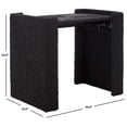 thumbnail image 3 of SAFAVIEH Couture Wynima Modern Seagrass End Table, Black, 3 of 11