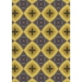 thumbnail image 1 of Ahgly Company Machine Washable Indoor Rectangle Transitional Dark Brown Area Rugs, 8' x 10', 1 of 7