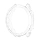 thumbnail image 1 of Ygjytge Protectores Shell Case Frame para Forerunner 55/158 Smartwatch (Blanco), 1 of 8