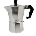 thumbnail image 3 of Kloc Aluminum Stove Top Espresso Coffee Maker 3Cups/In this alum cafetera KLOC it easy to make single or multiple servings of espresso-1 cup, 3 cups or 6 cups., 3 of 5