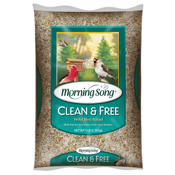 Morning Song Clean and Free Wild Bird Food, 5 lbs.
