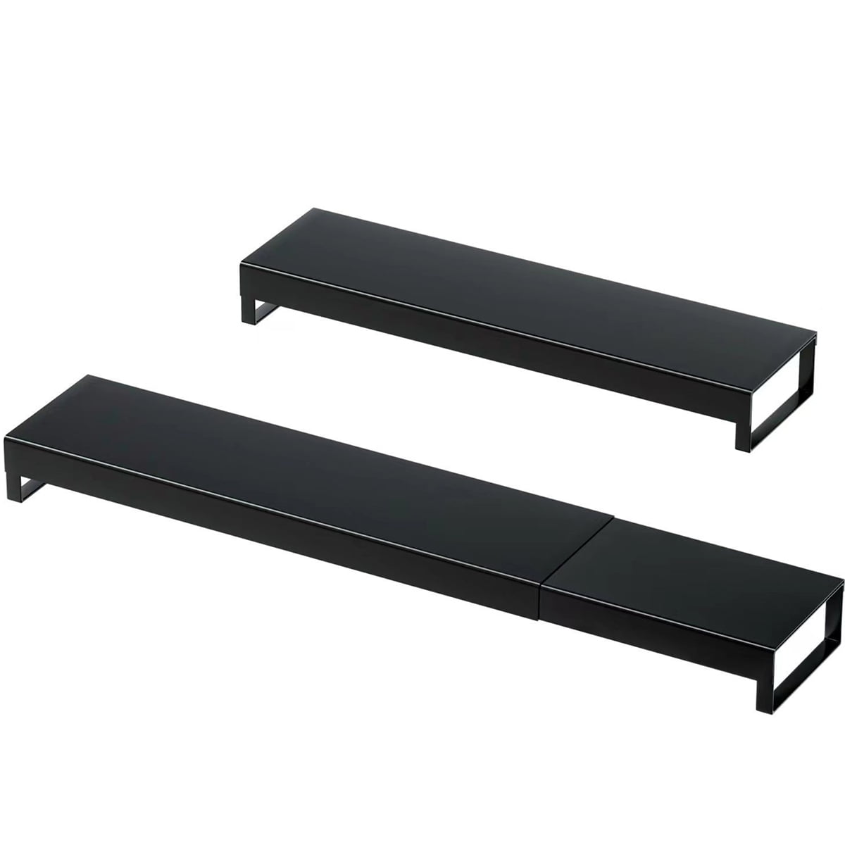 OROMYO Stove Top Shelf Expandable Spice Rack AntiRust Metal Kitchen Shelf for Stove Space