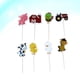 thumbnail image 3 of EeaseMX 24 piezas de adornos para cupcakes de animales de granja, adorables suministros de decoración para fiestas de cumpleaños, 3 of 7