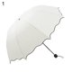 thumbnail image 4 of Gwong hogar Lovely Women Hojas de loto anti uv Parasol Sol al aire libre/lluvia plegable paraguas Gwong 8830619, 4 of 7