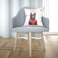 thumbnail image 3 of Happy Valentine's Day Scottish Terrier Brings Love Heart Pillow Cushion Double Sided Scottie Dog Lover Gifts Throw Pillow - 02028, 3 of 4