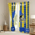 thumbnail image 3 of Erosebridal American Football Gamer Curtains for Living Room,Rugby City Blackout Curtains Set of 2(42x63),Los Angeles Curtains and Drapes(42x63) For Boys,Lightweight Bedroom Decor, 3 of 6