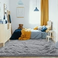 thumbnail image 4 of Arogan Soft Fluffy Area Rug Modern Shaggy Bedroom Rugs for Kids Room Nursery Rug Floor Carpets, 8'x 10',Gray, 4 of 8
