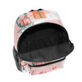 thumbnail image 6 of FORMRS School Backpack with Front Zippered Pocket 12" Student Travel Daypack, Pink Christmas Snowman, 6 of 6