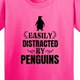 thumbnail image 4 of Inktastic Easily Distracted by Penguins Youth T-Shirt, 4 of 5