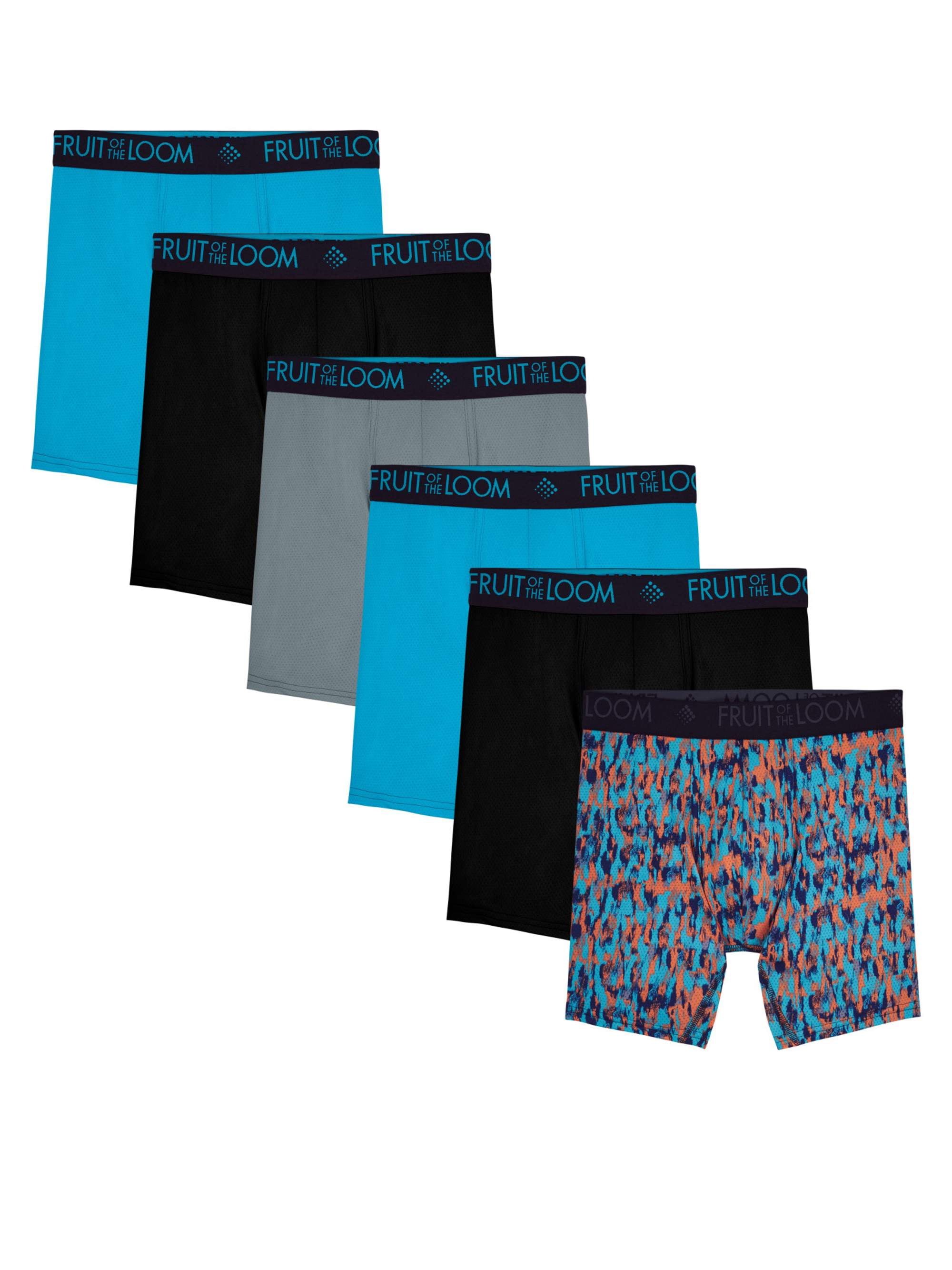 Fruit of the Loom Boxer Briefs Breathable Micro-Mesh 3 Pack