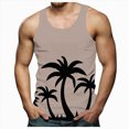 thumbnail image 4 of NOLDARES Men's Classic Tank Tops Sleeveless Workout Tees for Gym Fitness Weekend Casual(Khaki,M), 4 of 5