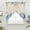 beige, variant on Blue Starfish Coastal Swag Curtains for Kitchen/Bedroom/Living Room, Eucalyptus Summer Nautical Shell Rustic Scalloped Curtains 63 Inch Long, Window Swag Topper Curtains Valances 2 Panels Set 36"x63"