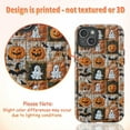 thumbnail image 2 of Halloween iPhone Case for iPhone 16 15 14 13 12 11 Pro Max Mini – Cute Pumpkin Ghost Bat Plaid Pattern Protective Hard Cover, 2 of 6