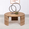 thumbnail image 3 of Lindley Square Coffee Table with Acrylic Legs and Tempered Mirror Top Chrome, 3 of 4