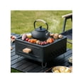 thumbnail image 2 of 3-Piece Campfire Grill Set, Foldable Outdoor Charcoal Barbecue Grill Suitable For Camping Table, Portable Grill With Clips And Carrying Bag, Suitable For Outdoor Car Camping Cooking, 2 of 7